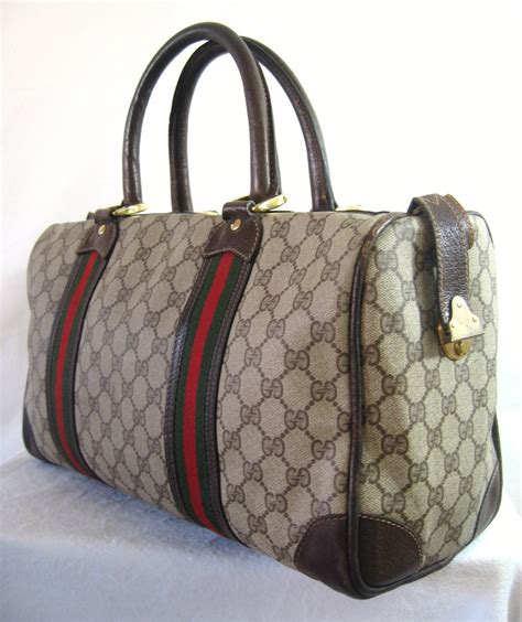 gucci bowling bag purse|authentic Gucci duffle bags.